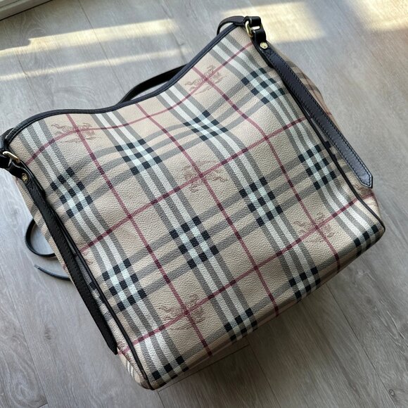 Burberry Canterbury Haymarket Leather Tote Bag - Picture 4 of 16